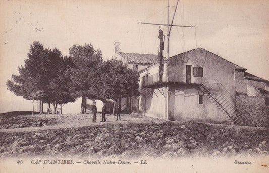 CARTE POSTALE ANCIENNE CPA CAP D'ANTIBES CHAPELLE NOTRE-DAME (1923)