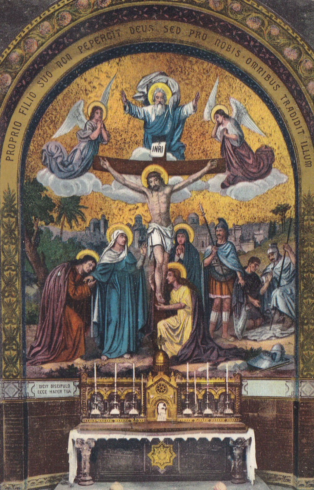 POCHETTE DE 15 CARTES POSTALES ANCIENNES CPA LOURDES LES MOSAIQUES DU ROSAIRE LL