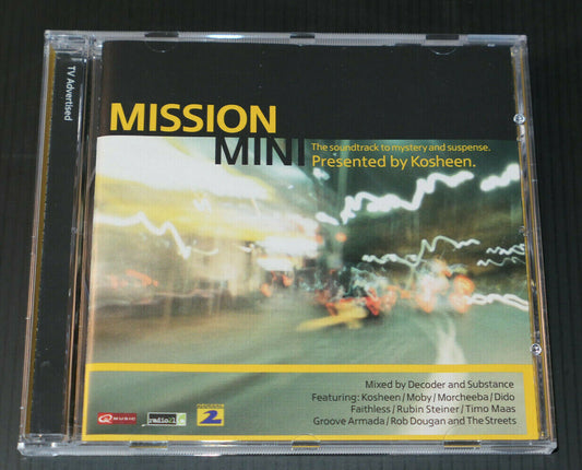 CD MISSION MINI / MIXED BY DECODER AND SUBSTANCE / KOSHEEN MOBY MORCHEEBA ...