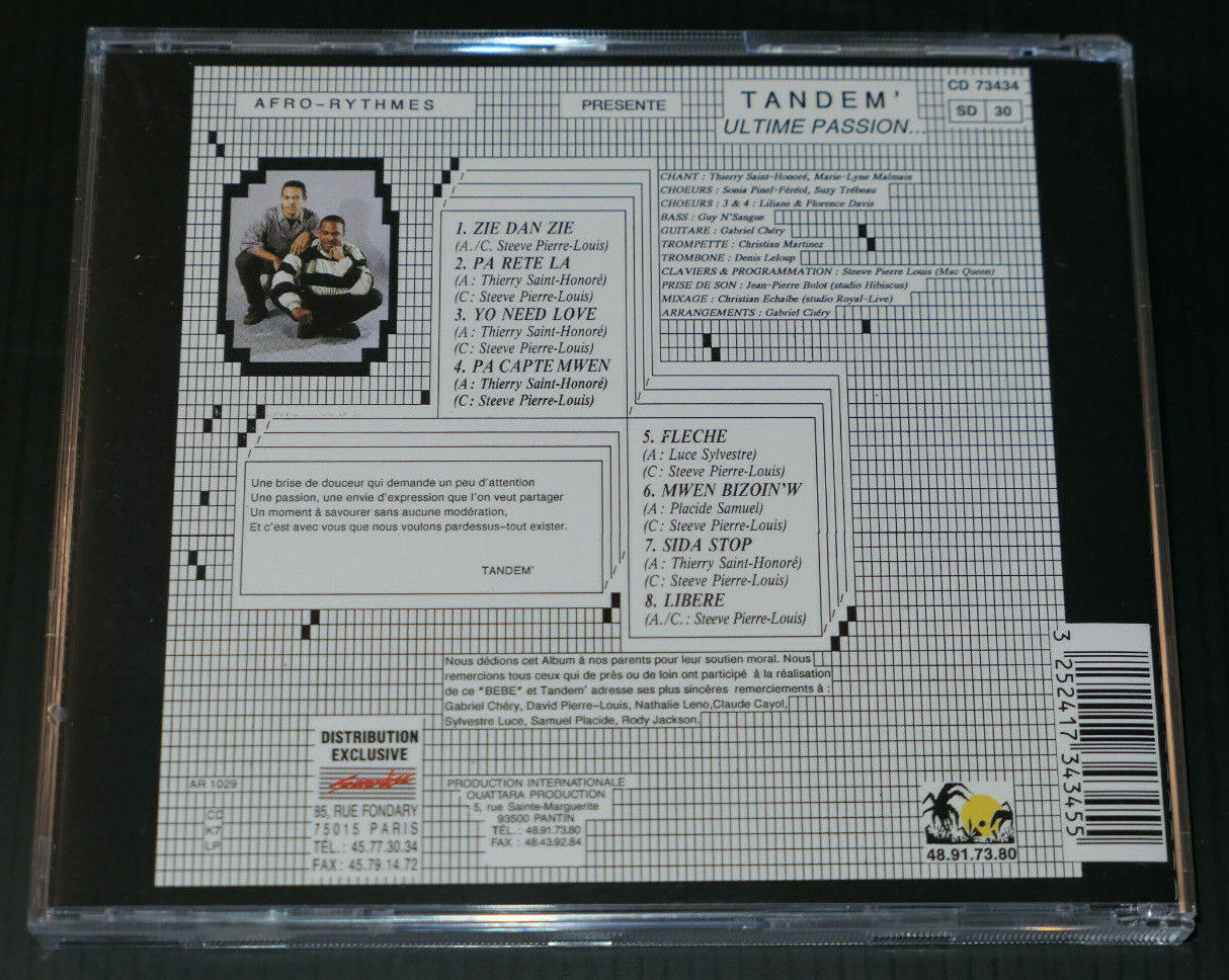 CD TANDEM / ULTIME PASSION