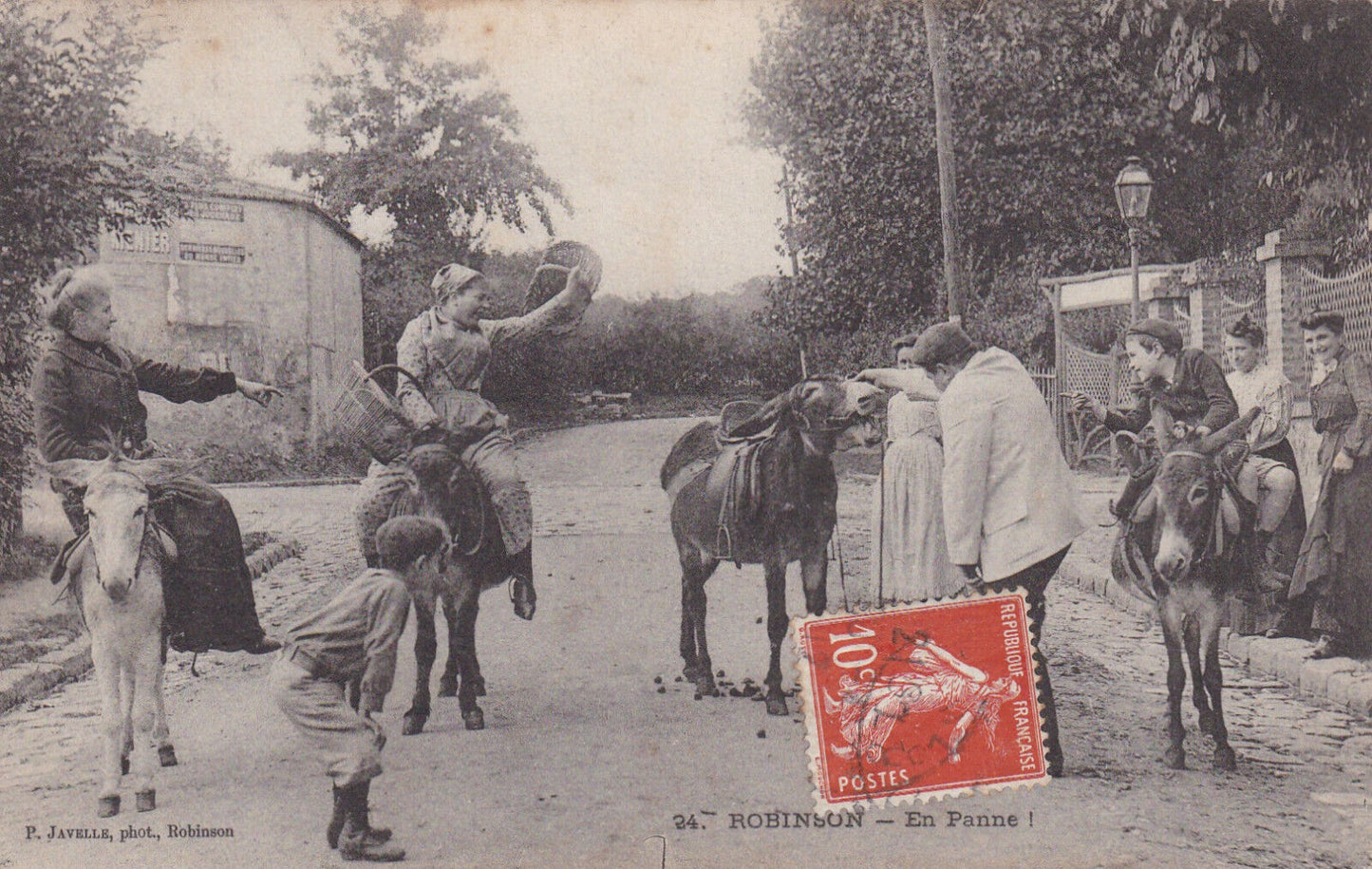 OLD POSTCARD CPA ROBINSON BROKEN! 