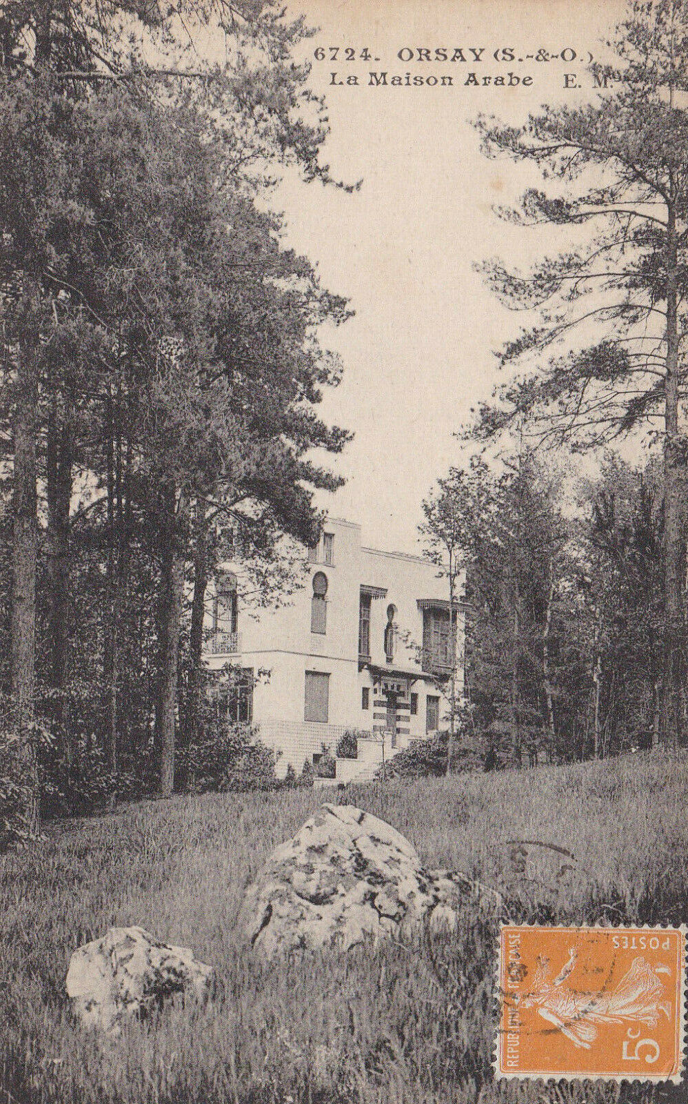 OLD POSTCARD CPA ORSAY THE ARAB HOUSE