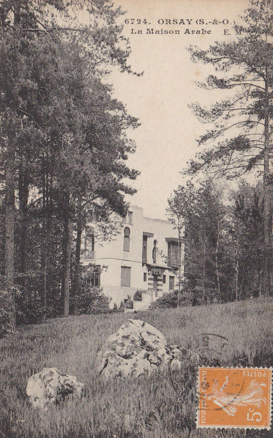 OLD POSTCARD CPA ORSAY THE ARAB HOUSE