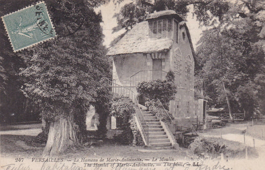 OLD POSTCARD CPA VERSAILLES THE HAMLET OF MARIE-ANTOINETTE THE MILL 