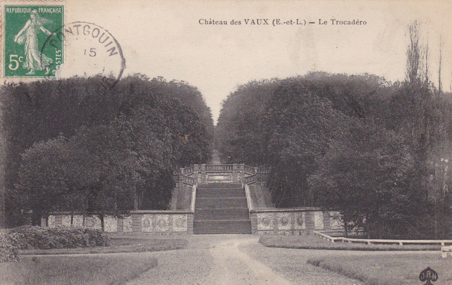 CARTE POSTALE ANCIENNE CPA 28 CHATEAU DES VAUX LE TROCADERO