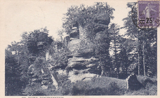 OLD POSTCARD CPA OCHSENSTEIN RUIN (1927) 