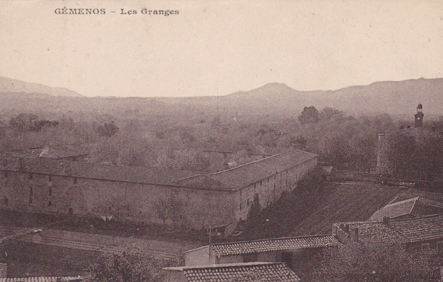 CARTE POSTALE ANCIENNE CPA GEMENOS LES GRANGES