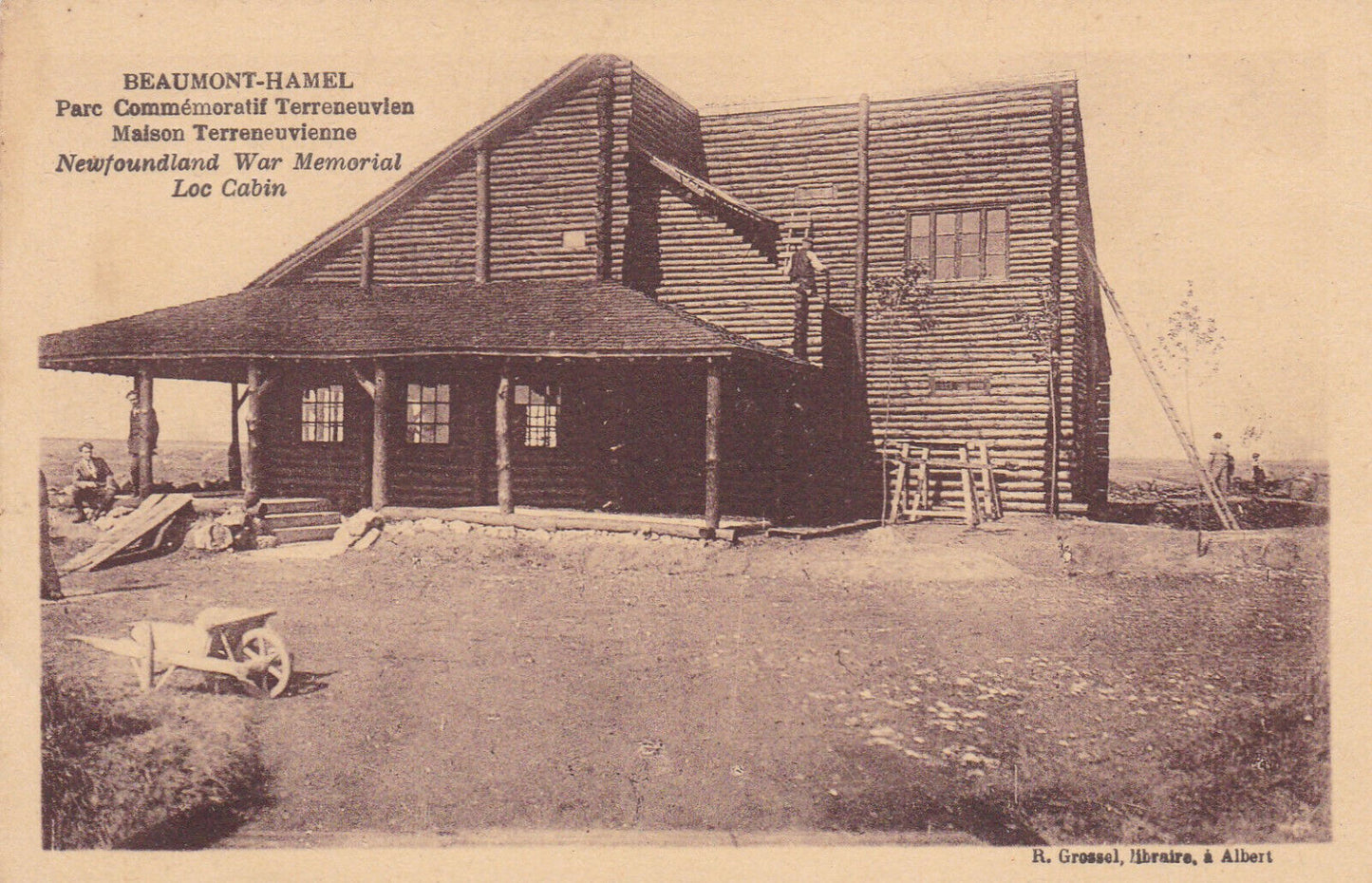 CARTE POSTALE ANCIENNE CPA BEAUMONT-HAMEL PARC COMMEMORATIF TERRENEUVIEN