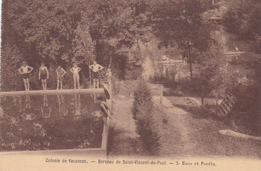 CARTE POSTALE ANCIENNE CPA COLONIE DE VACANCES BERCEAU DE SAINT-VINCENT-DE-PAUL