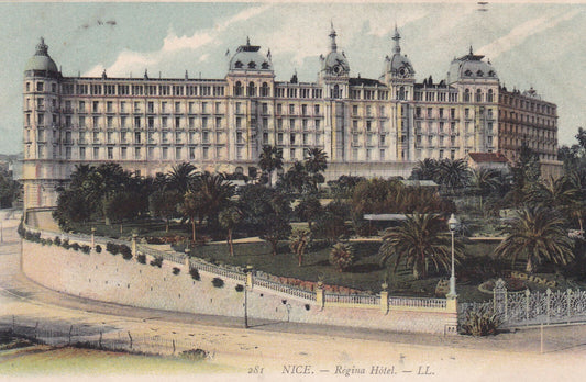 OLD POSTCARD CPA NICE REGINA HOTEL 