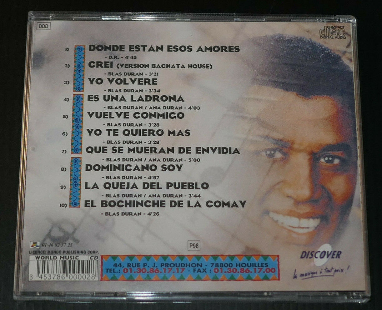 CD EL CABALLO BLAS DURAN / 10 TITRES