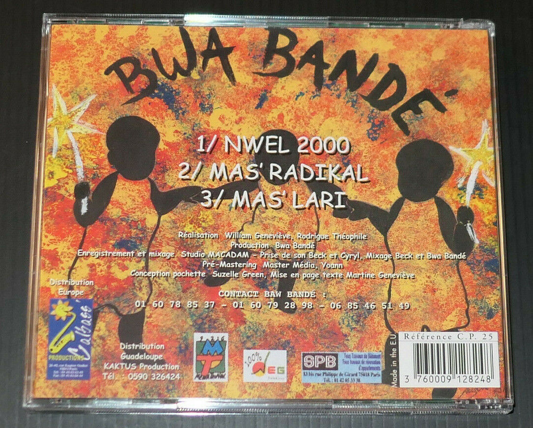 CD 3 TITRES BWA BANDE / HIROCHI KA  / CALBASS