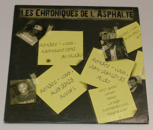 CD 16 TITRES RAP FRANCAIS / LES CHRONIQUES DE L'ASPHALTE