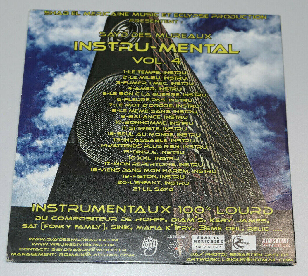 CD SAYD DES MUREAUX / INSTRU-MENTAL VOL.4