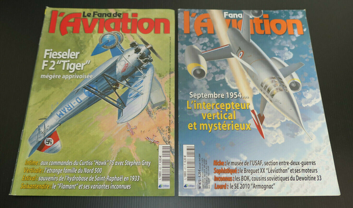 FANA DE L'AVIATION / LOT DE 20 NUMEROS