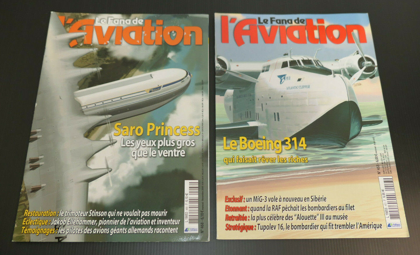 FANA DE L'AVIATION / LOT DE 20 NUMEROS