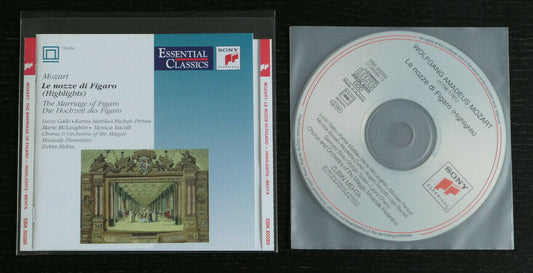 CD MOZART / LE NOZZE DI FIGARO / HIGHLIGHTS / ZUBIN MEHTA