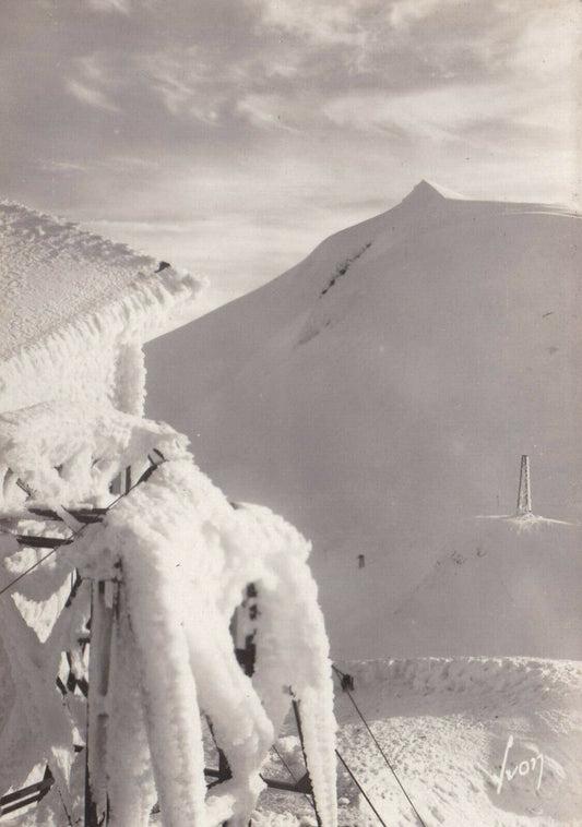 CARTE POSTALE CPSM NOIR & BLANC / LE MONT DORE LE PUY DE SANCY VU DU TELEFERIQUE