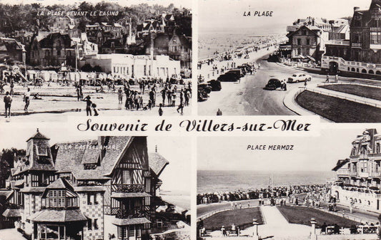 CARTE POSTALE CPSM NOIR & BLANC / SOUVENIR DE VILLERS-SUR-MER (1959)