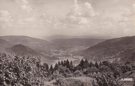 CPSM BLACK AND WHITE POSTCARD / VIEWPOINT OF THE BEUILLE MOSELLE (1962) 