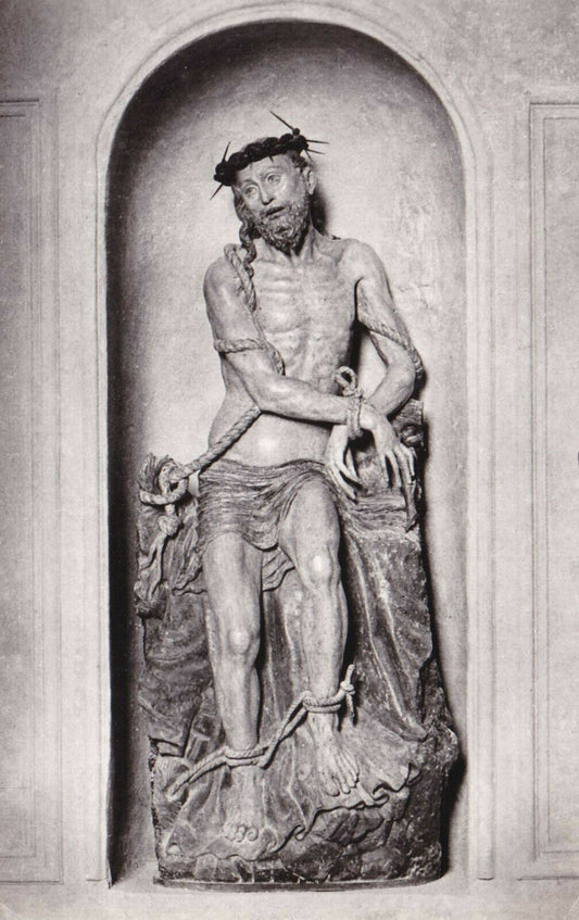 CARTE POSTALE CPSM NOIR ET BLANC / CUCURON L'INTERIEUR DE L'EGLISE ECCE HOMO