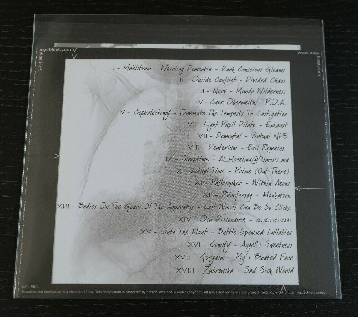 CD ALGO BLAST COMPILATION 1 / A SHIVERING NATURE / 18 TITRES