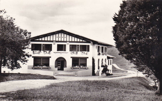 CPSM BLACK AND WHITE POSTCARD / HENDAYE HAICABIA CHILDREN'S HOME (1963) 