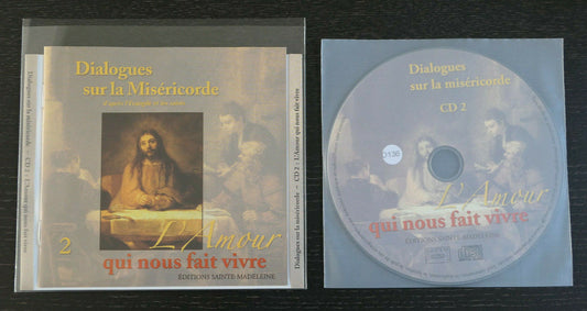 CD DIALOGUES SUR LA MISERICORDE 2 / L'AMOUR QUI NOUS FAIT VIVRE