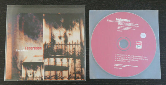 MAXI CD 4 TITRES / FEDERATION / PARADISE / 1996