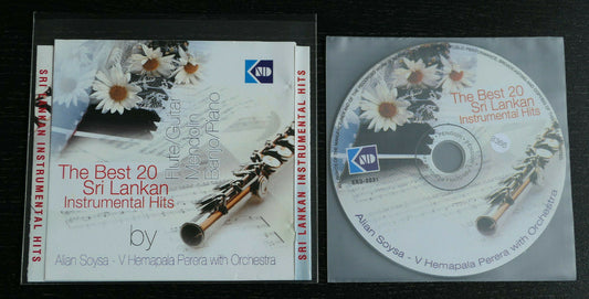 CD THE BEST 20 SRI LANKAN INSTRUMENTAL HITS / ALIAN SOYSA / V HEMAPALA PERERA