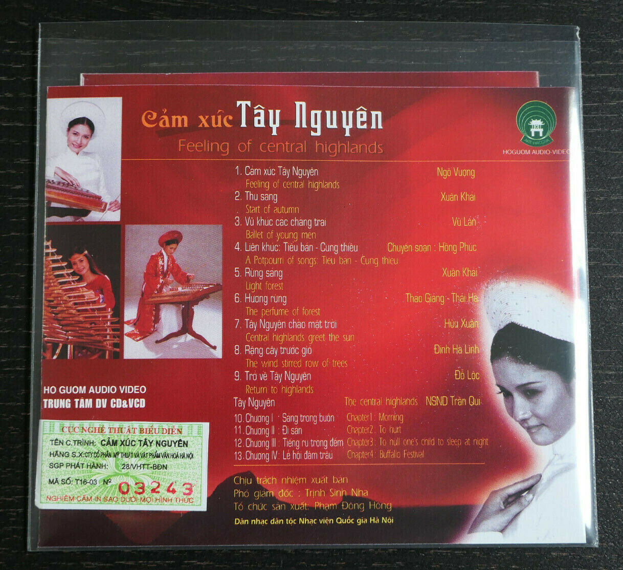 CD CAM XUC TAY NGUYEN / VIETNAMESE TRADITIONAL MUSICAL INSTRUMENT