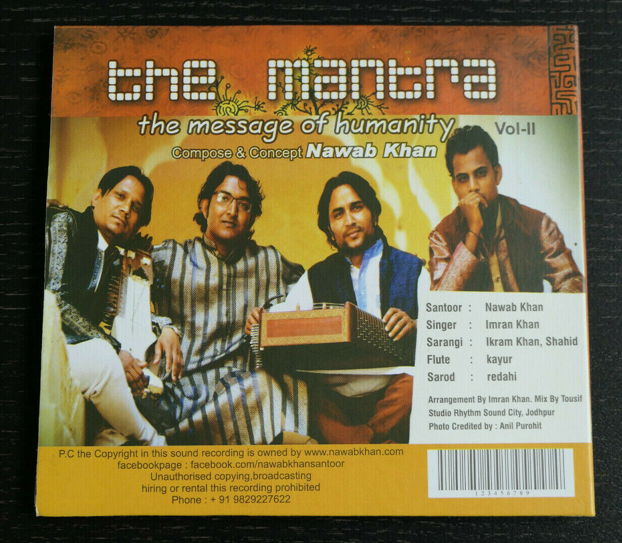 CD NAWAB KHAN / THE MANTRA THE MESSAGE OF HUMANITY VOL II