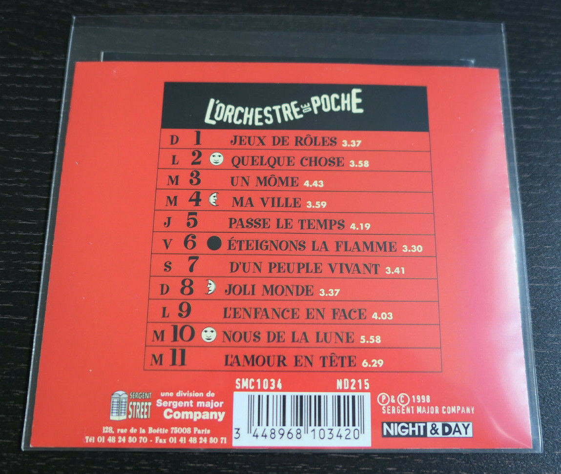 CD NOUS DE LA LUNE / L'ORCHESTRE DE POCHE / 1998