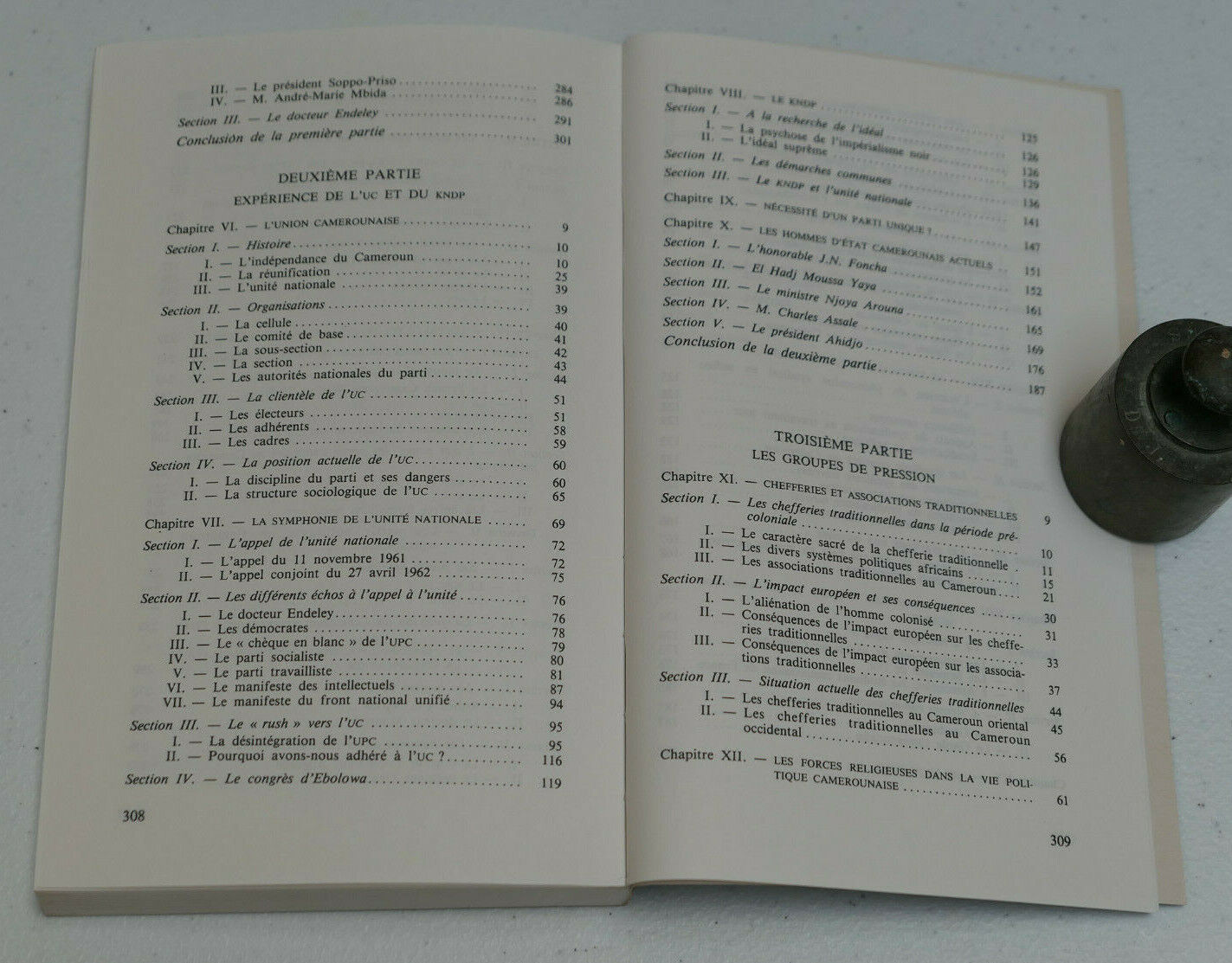 LES FORCES POLITIQUES AU CAMEROUN REUNIFIE / ZANG-ATANGANA / L'HARMATTAN 1989