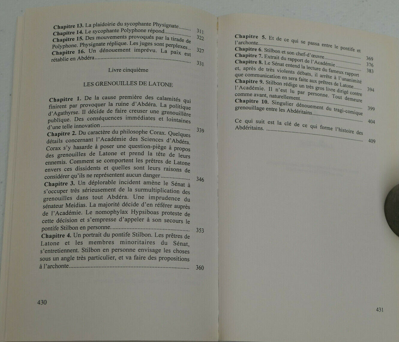 LES ABDERITAINS / CHRISTOPH-MARTIN WIELAND / L'HARMATTAN 2000