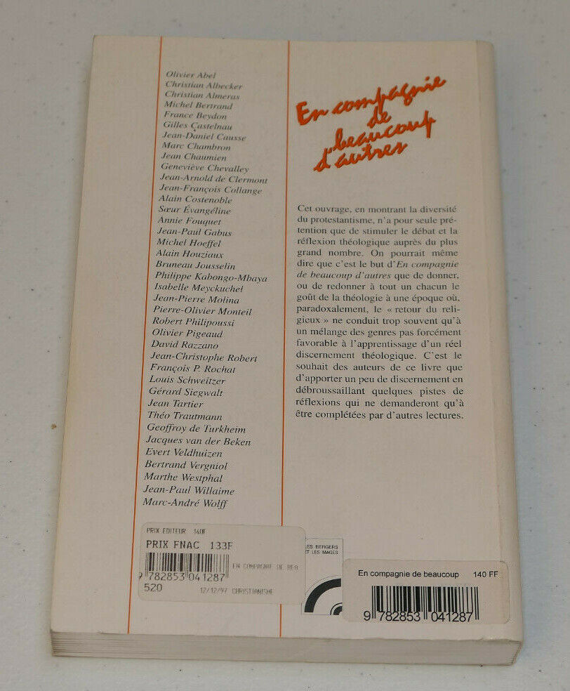 GUIDE THEOLOGIQUE DU PROTESTANTISME CONTEMPORAIN / LES BERGERS ET LES MAGES 1997