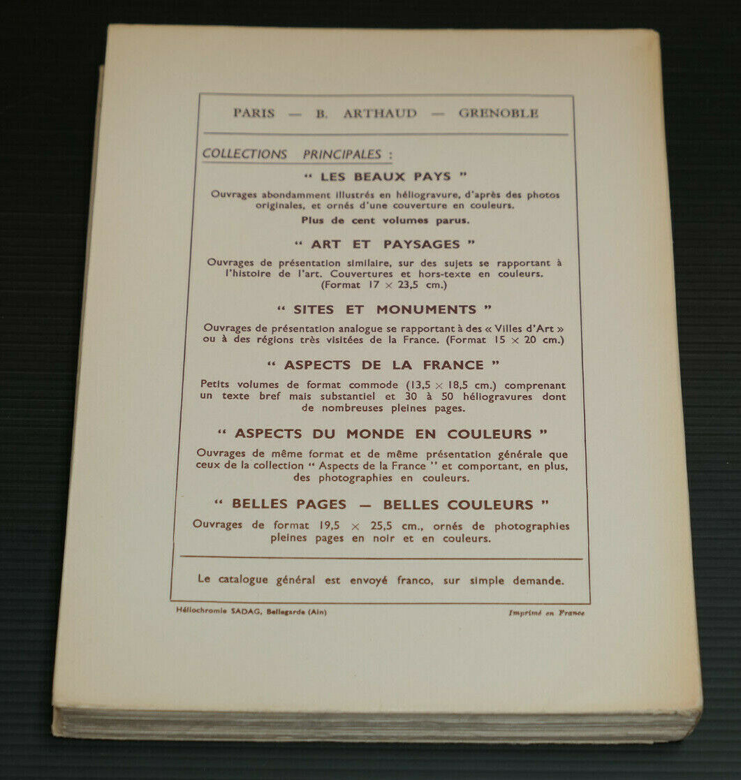 L'ALSACE / HELENE MEGRET - ROBERT MINDER / ARTHAUD 1958