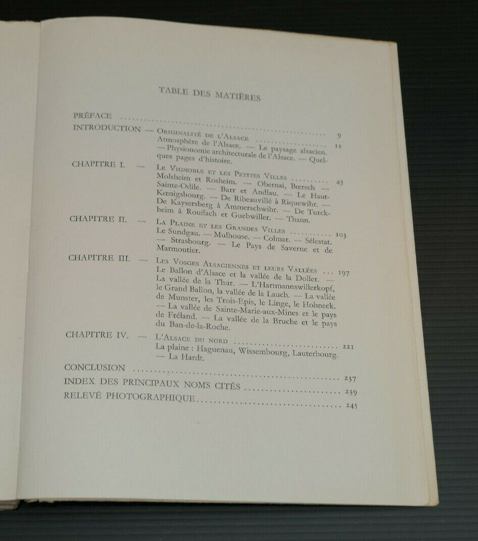 L'ALSACE / HELENE MEGRET - ROBERT MINDER / ARTHAUD 1958