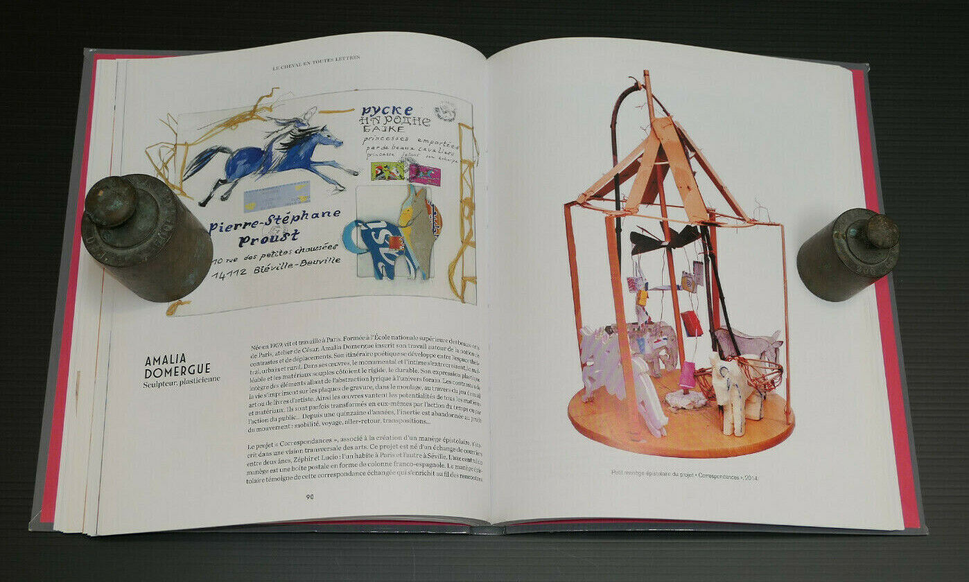 LE CHEVAL EN TOUTES LETTRES / ART POSTAL MAIL ART / PIERRE-STEPHANE PROUST 2014
