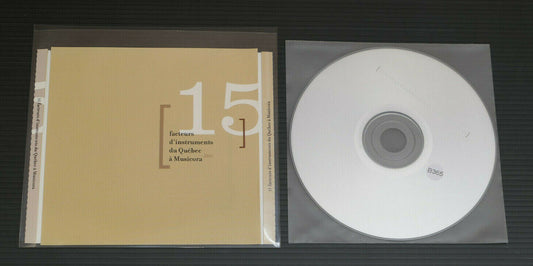 CD-ROM 15 FACTEURS D'INSTRUMENTS DU QUEBEC A MUSICORA 2003