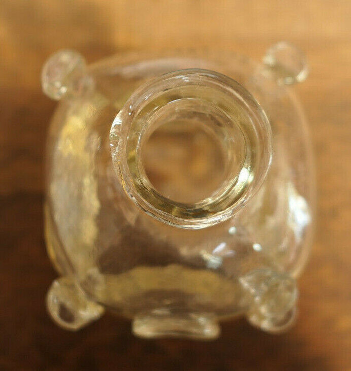 COGNAC VERDIER ANCIENNE BOUTEILLE VERRE SOUFFLE PONTIL FEDERAL LAW BOTTLE