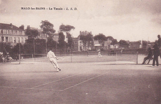 CARTE POSTALE ANCIENNE CPA / MALO-LES-BAINS LE TENNIS