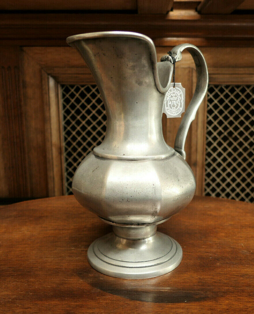 CRUCHE EN ETAIN 24 CM / LES ETAINS D'AUTREFOIS