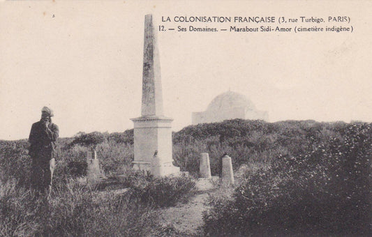 CARTE POSTALE ANCIENNE CPA / COLONISATION FRANCAISE TUNISIE MARABOUT SIDI-AMOR