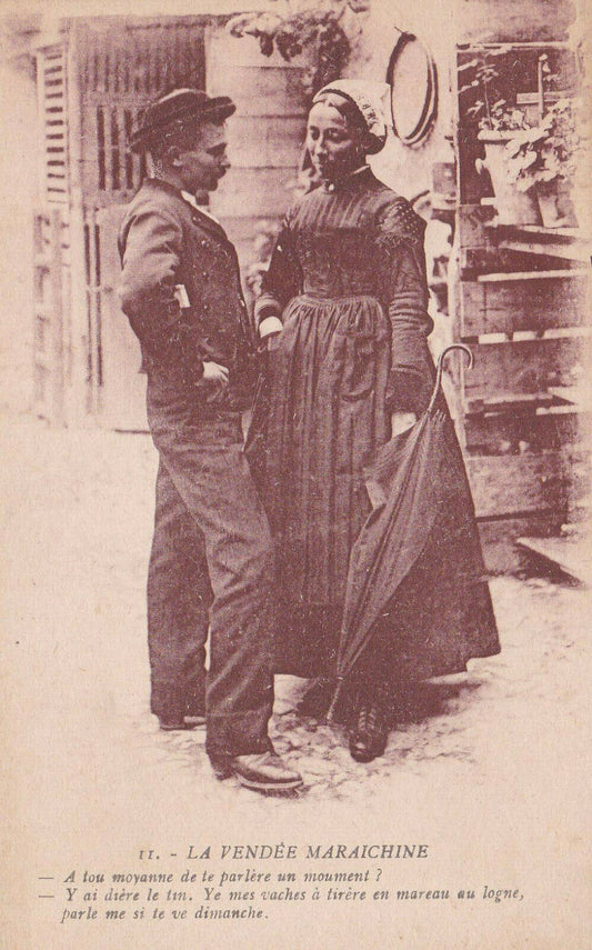 CPA CARTE POSTALE ANCIENNE / LA VENDEE MARAICHINE