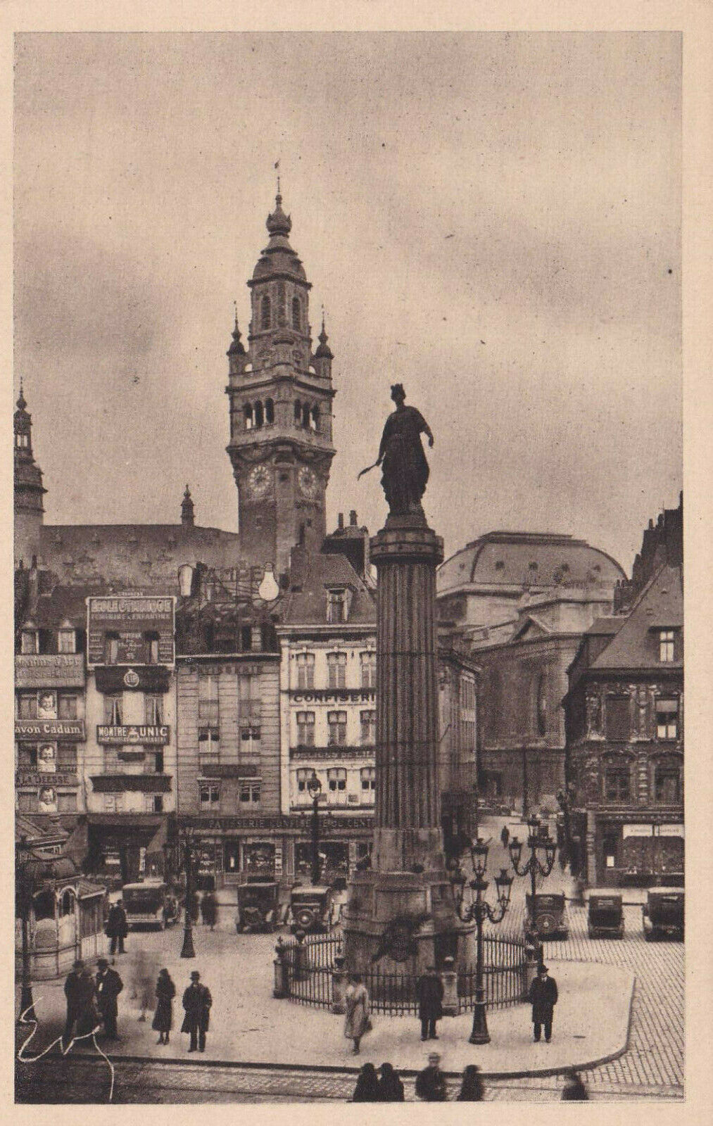 LOT DE 5 CARTES POSTALES ANCIENNES CPA / LILLE (EDITIONS ARTISTIQUES EVE)
