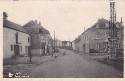 CARTE POSTALE ANCIENNE CPA / LEGLISE ROUTE D'ARLON