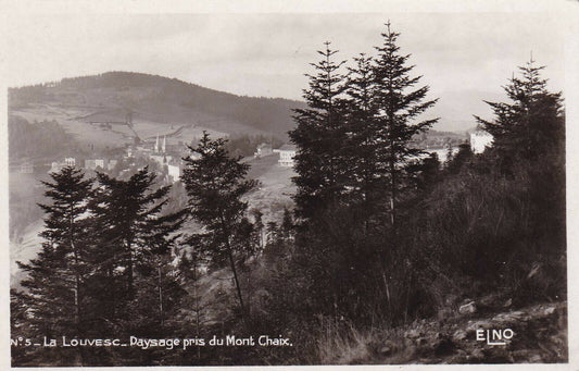 CARTE POSTALE ANCIENNE CPA / LA LOUVESC PAYSAGE PRIS DU MONT CHAIX