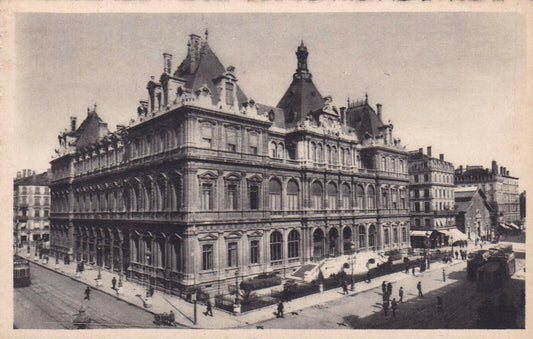 CARTE POSTALE ANCIENNE CPA / LYON LE PALAIS DE LA BOURSE
