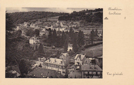 CARTE POSTALE ANCIENNE CPA / PLOMBIERES-LES-BAINS VUE GENERALE